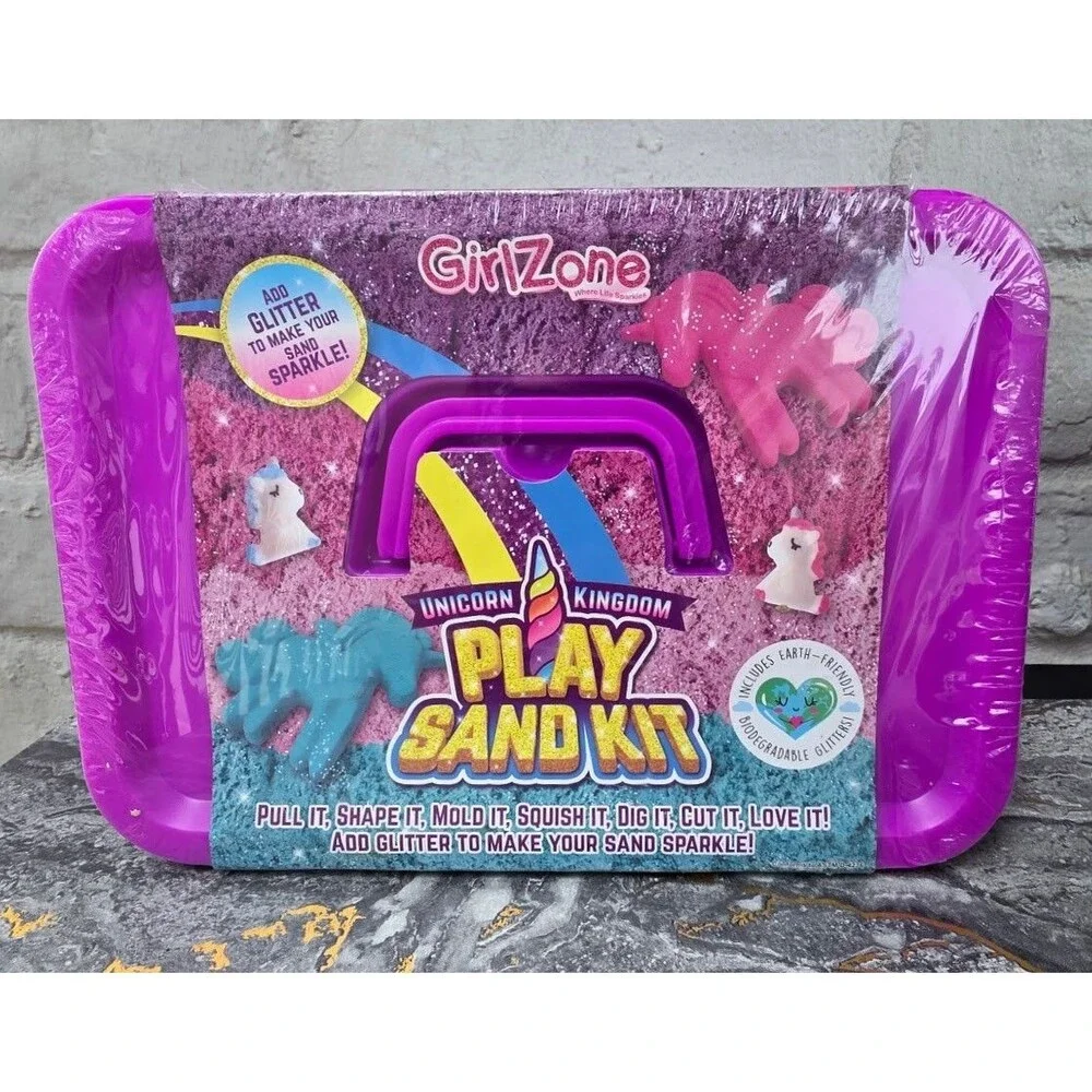GirlZone Unicorn Kingdom Play Sand Kit